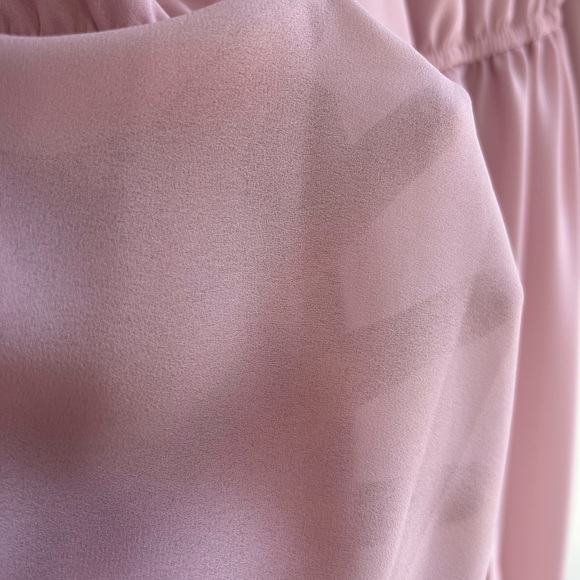 Vintage Bonnell Embroidered Crepe Long Sleeve Dress - Picture 6 of 10